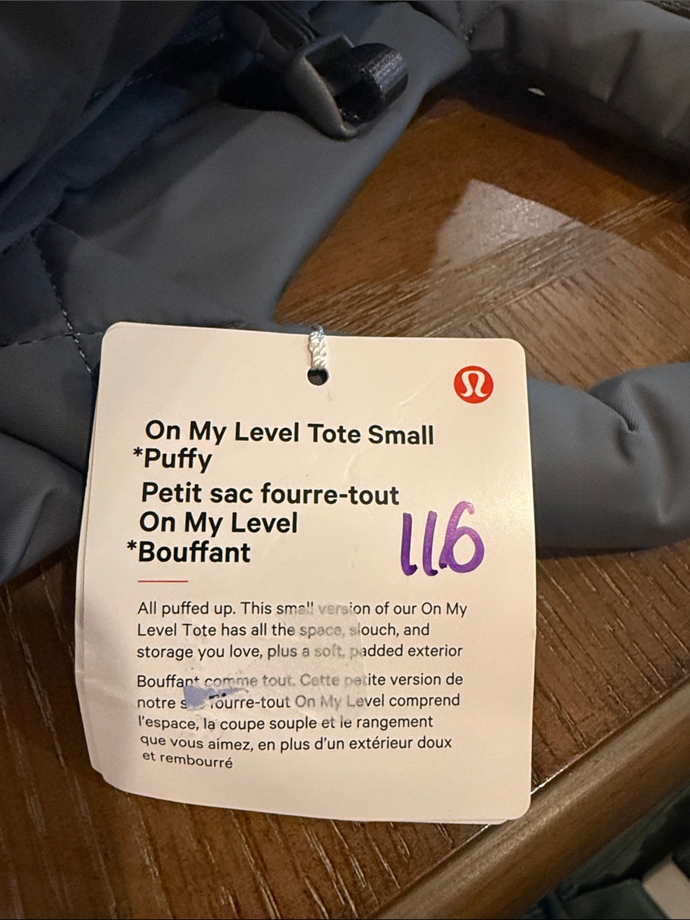 lululemon athletica Padded Mini Tote in Charcoal Gray - Picture 5 of 7